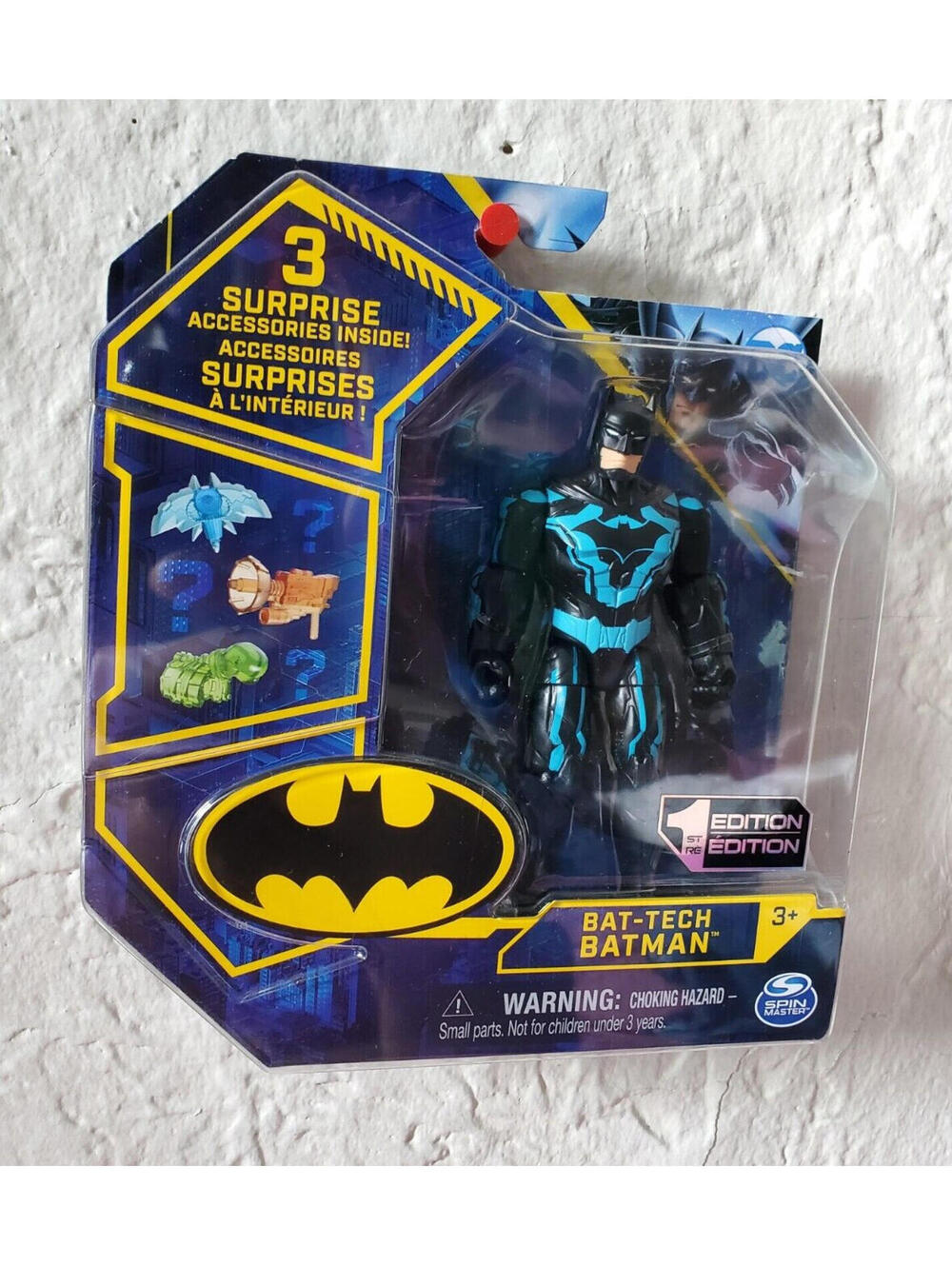 DC Comics Bat-Tech Suit Batman 4-inch Action Figure 1st Edition S4 V1 Collectibl